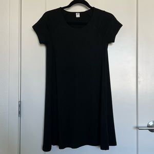 Old Navy Black T-Shirt dress
